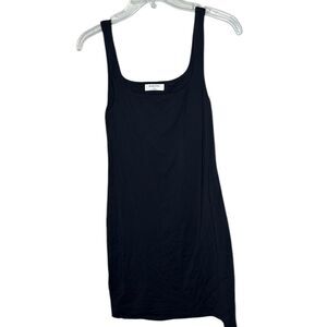 Babaton Black Contour Tank Mini Dress. Size Medium.